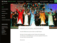 Tablet Screenshot of kjg-theater.de